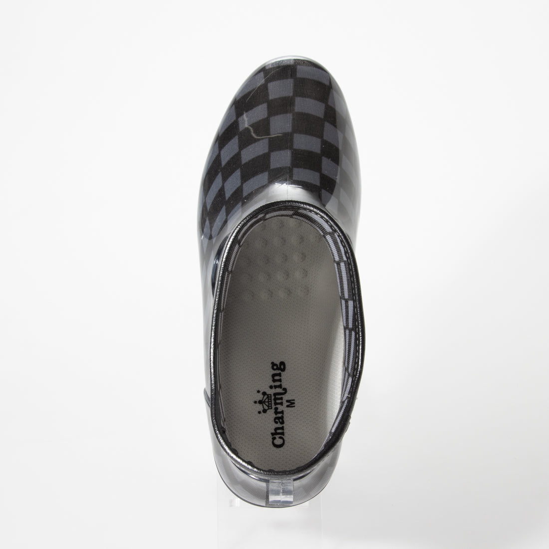 Italico日本音樂下巴低跟鞋防水橡膠鞋