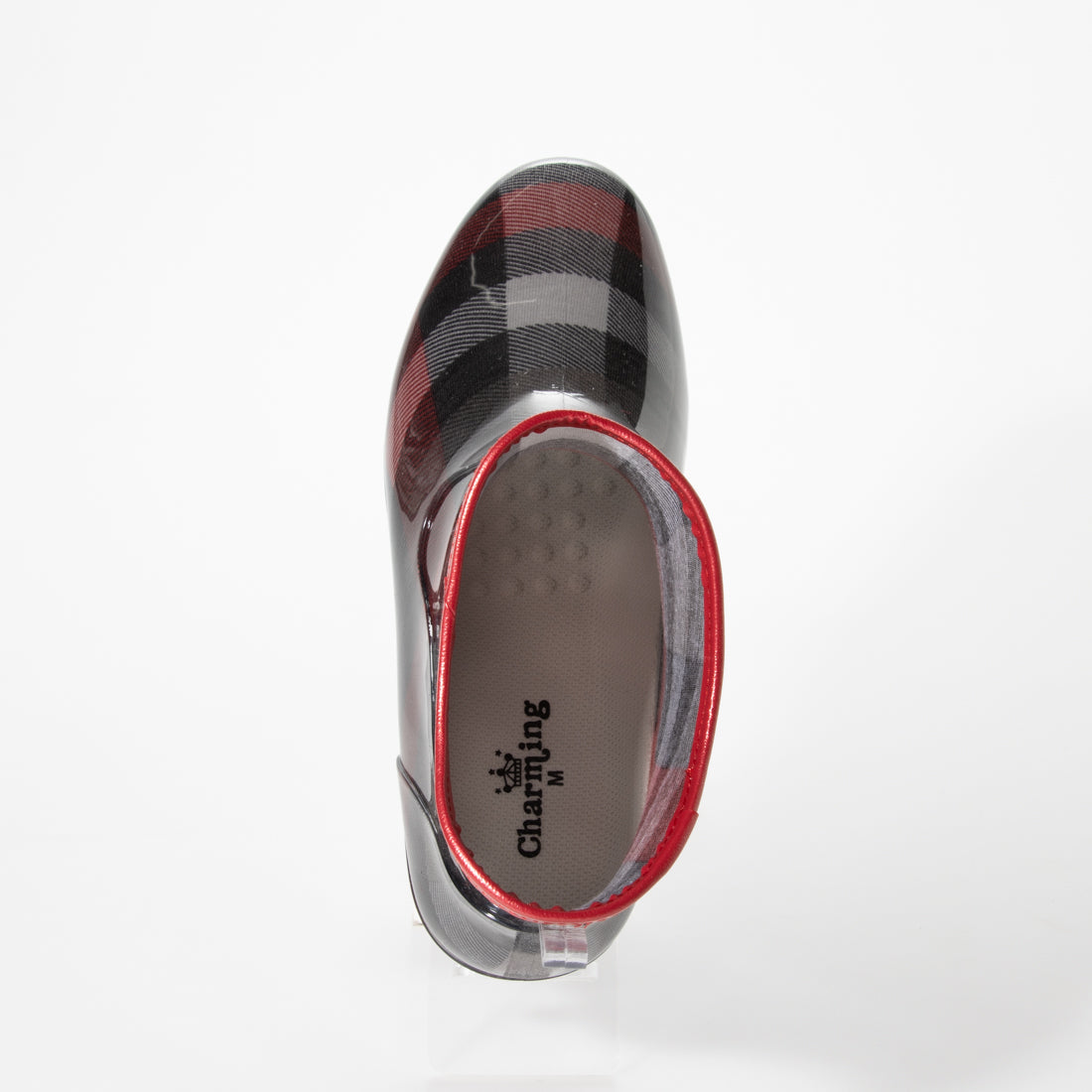 Italico日本音樂下巴低跟鞋防水橡膠鞋