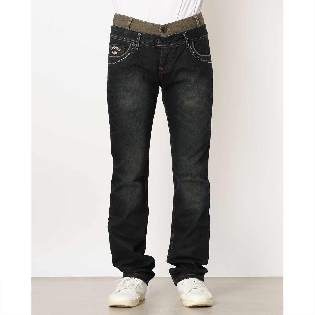 イタリコ ITALICO KAPORAL カポラル レイヤードウエスト デニム ジーンズ (デニム) デニム