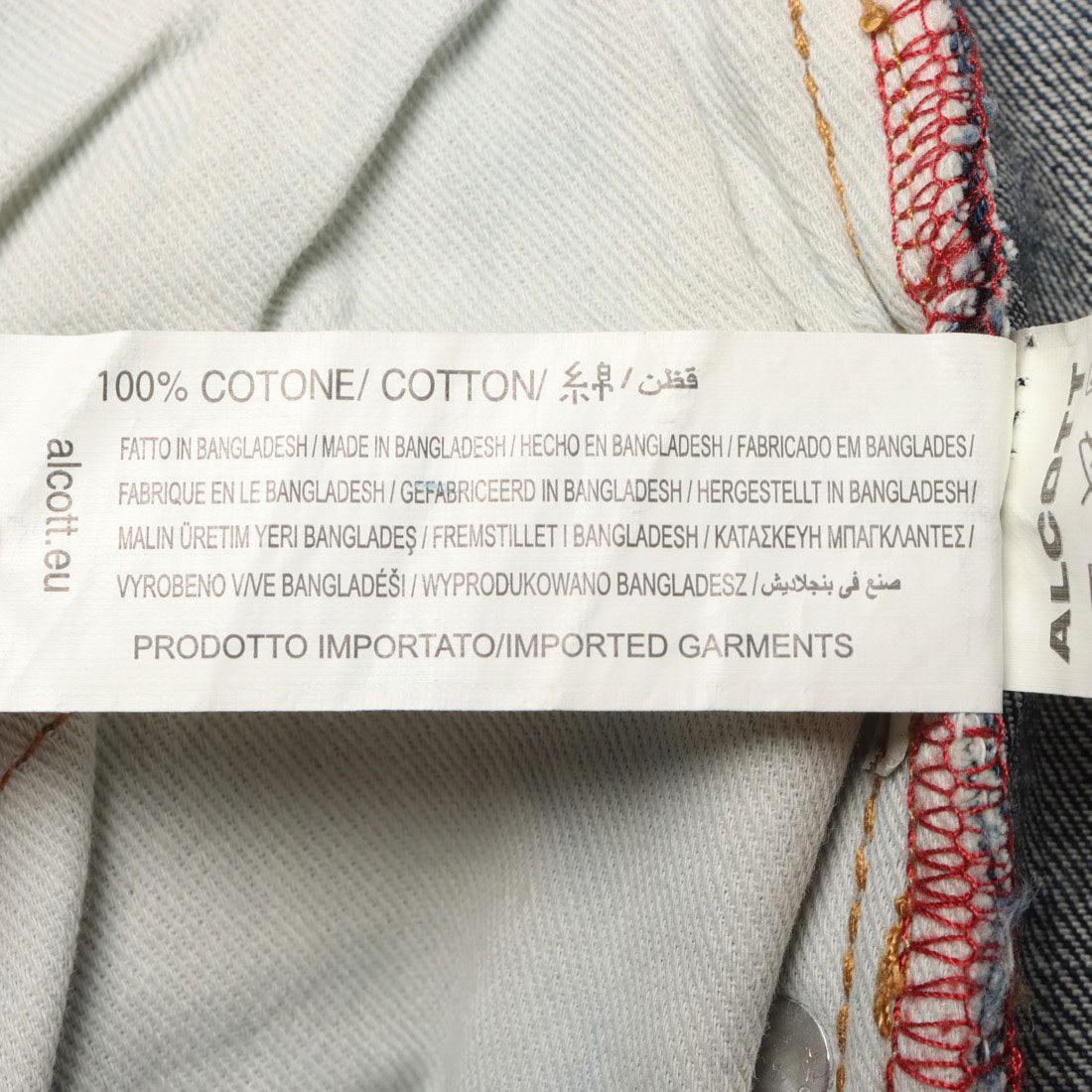 イタリコ ITALICO ALCOTT アルコット ダメージ加工 ストレートジーンズ (デニム) デニム