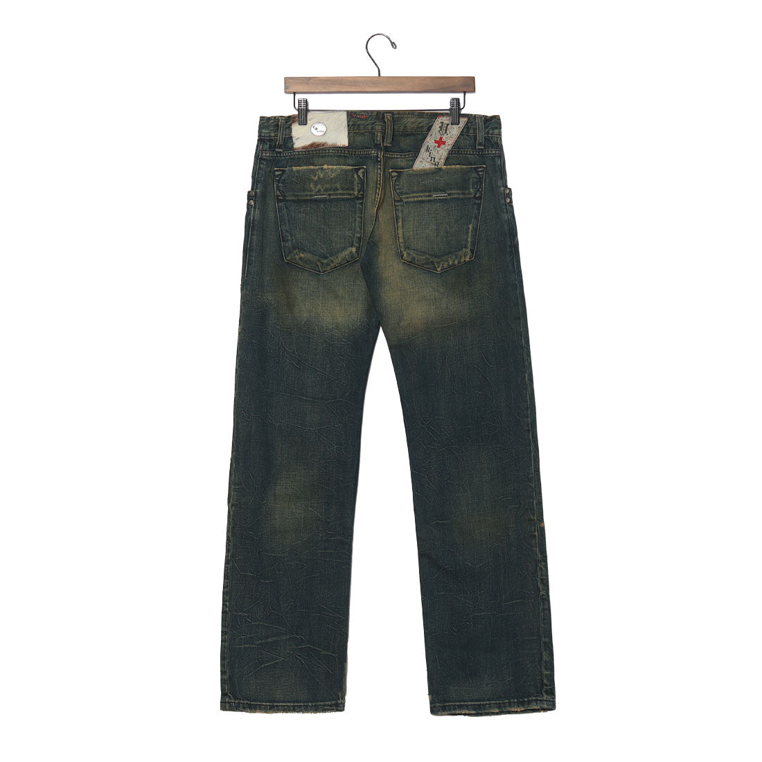 イタリコ ITALICO V.KING イタリア製 ダメージ加工 ジーンズ (デニム) デニム
