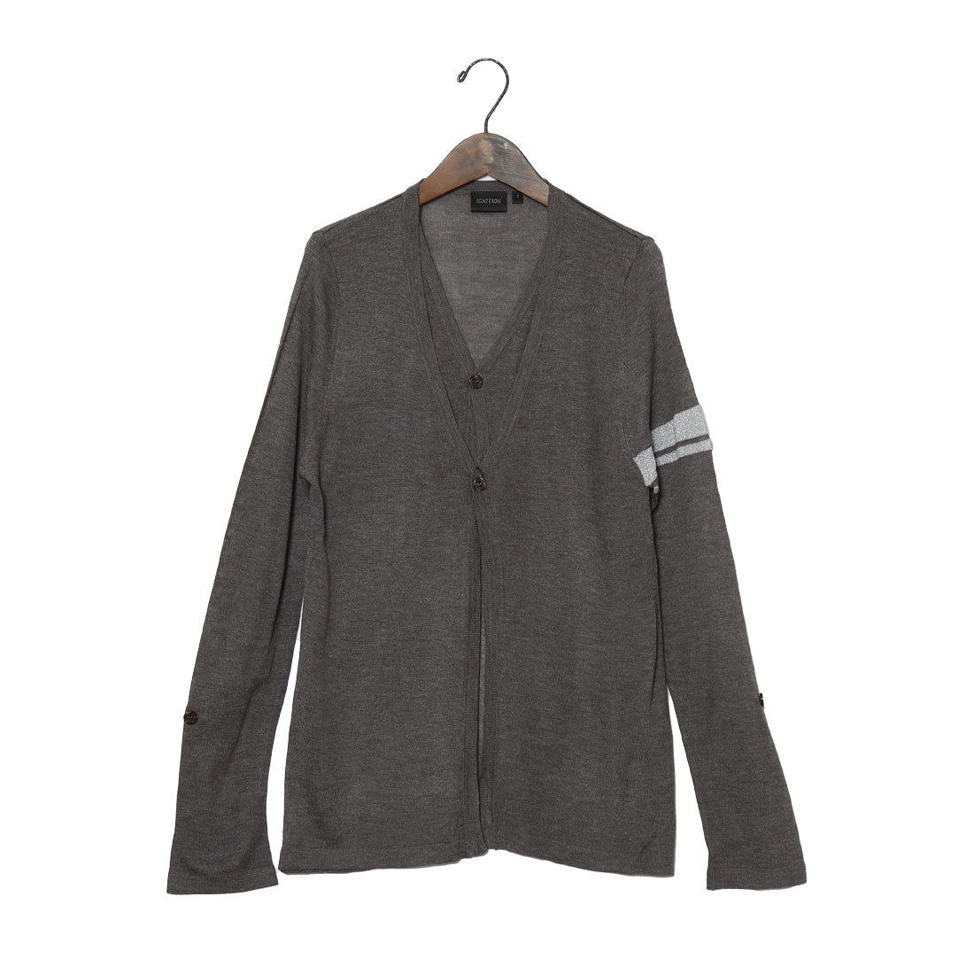イタリコ ITALICO IGNITION レイヤード 長袖カーディガン (グレー) グレー