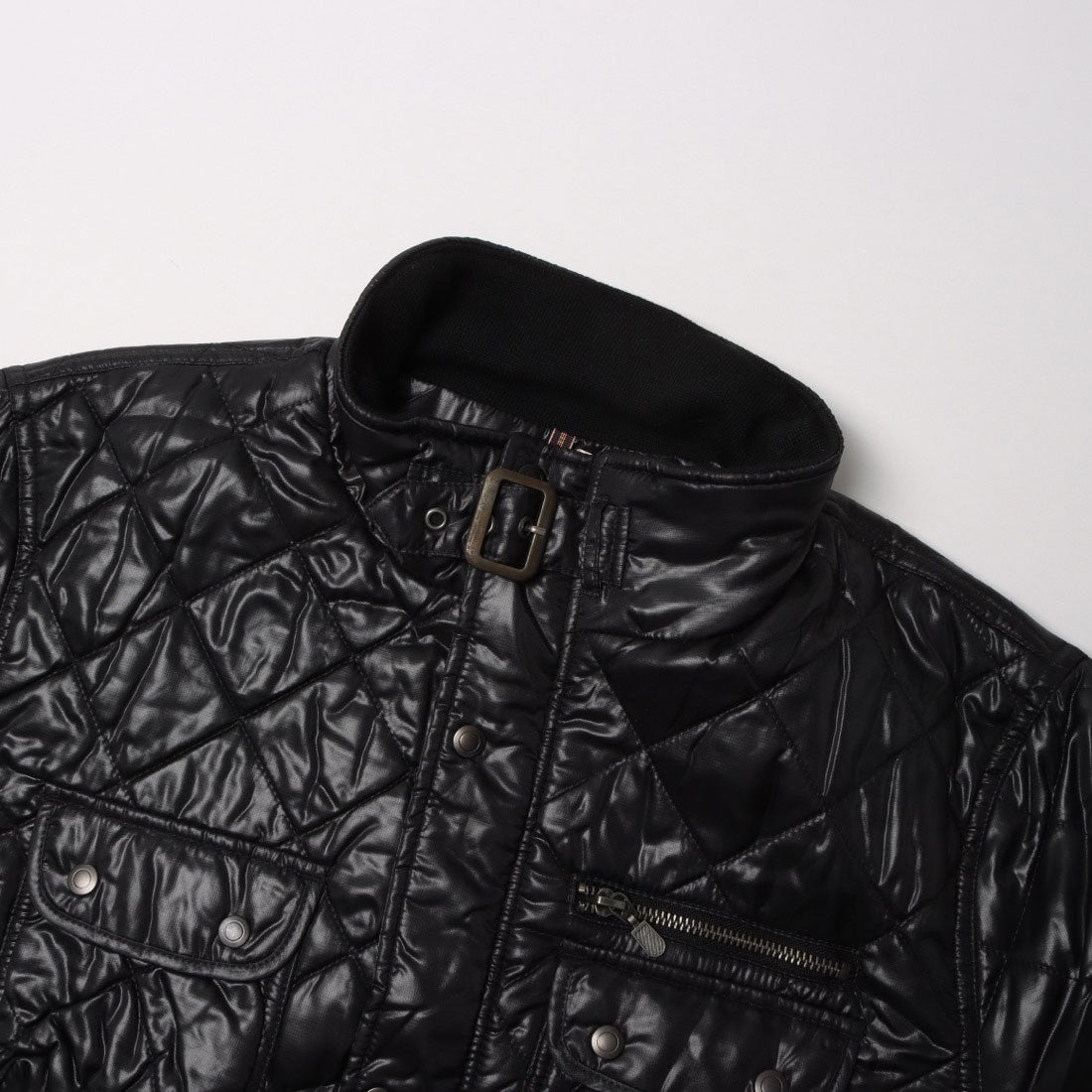 イタリコ ITALICO 中綿入りキルティングジャケット (ブラック) ブラック