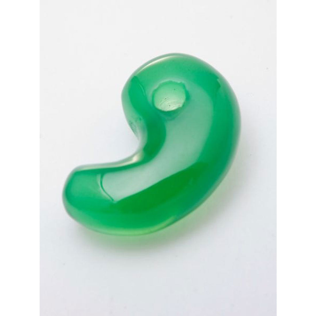 【岩座】古代型勾玉 ライトイエロー,グリーン