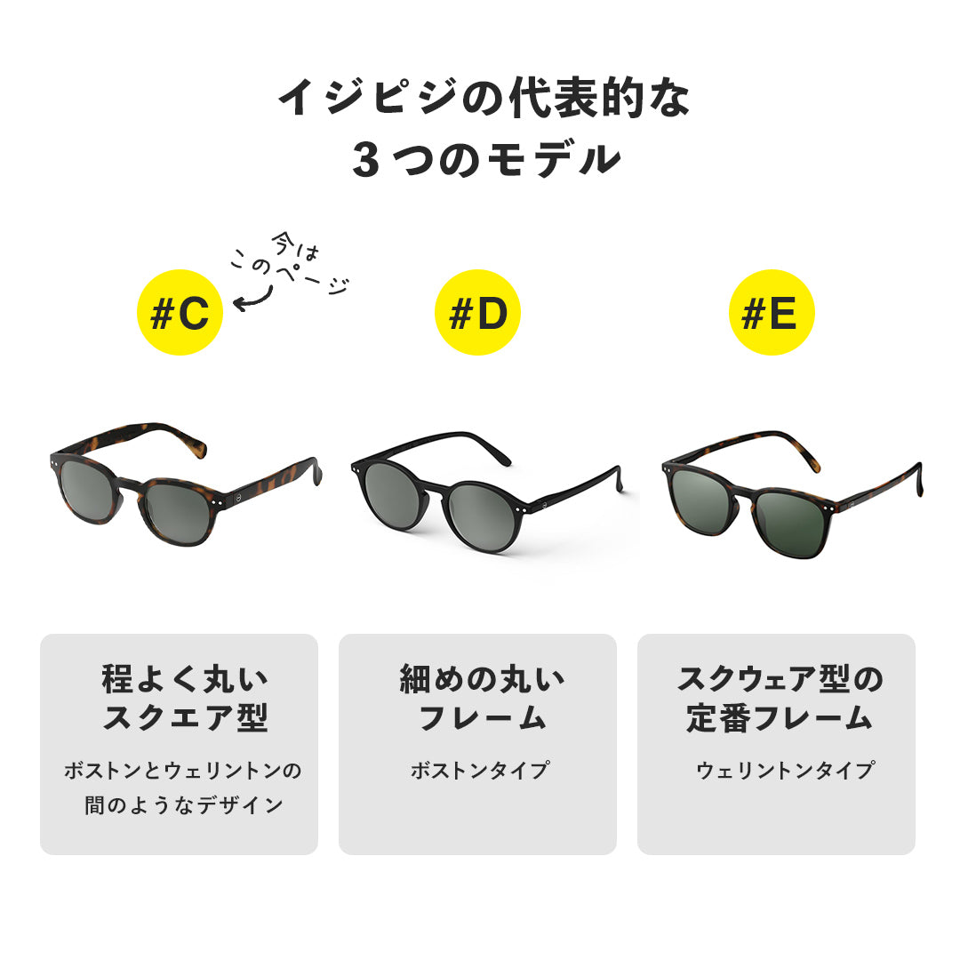 イジピジ IZIPIZI 太陽眼鏡 C 偏光鏡片 威靈頓