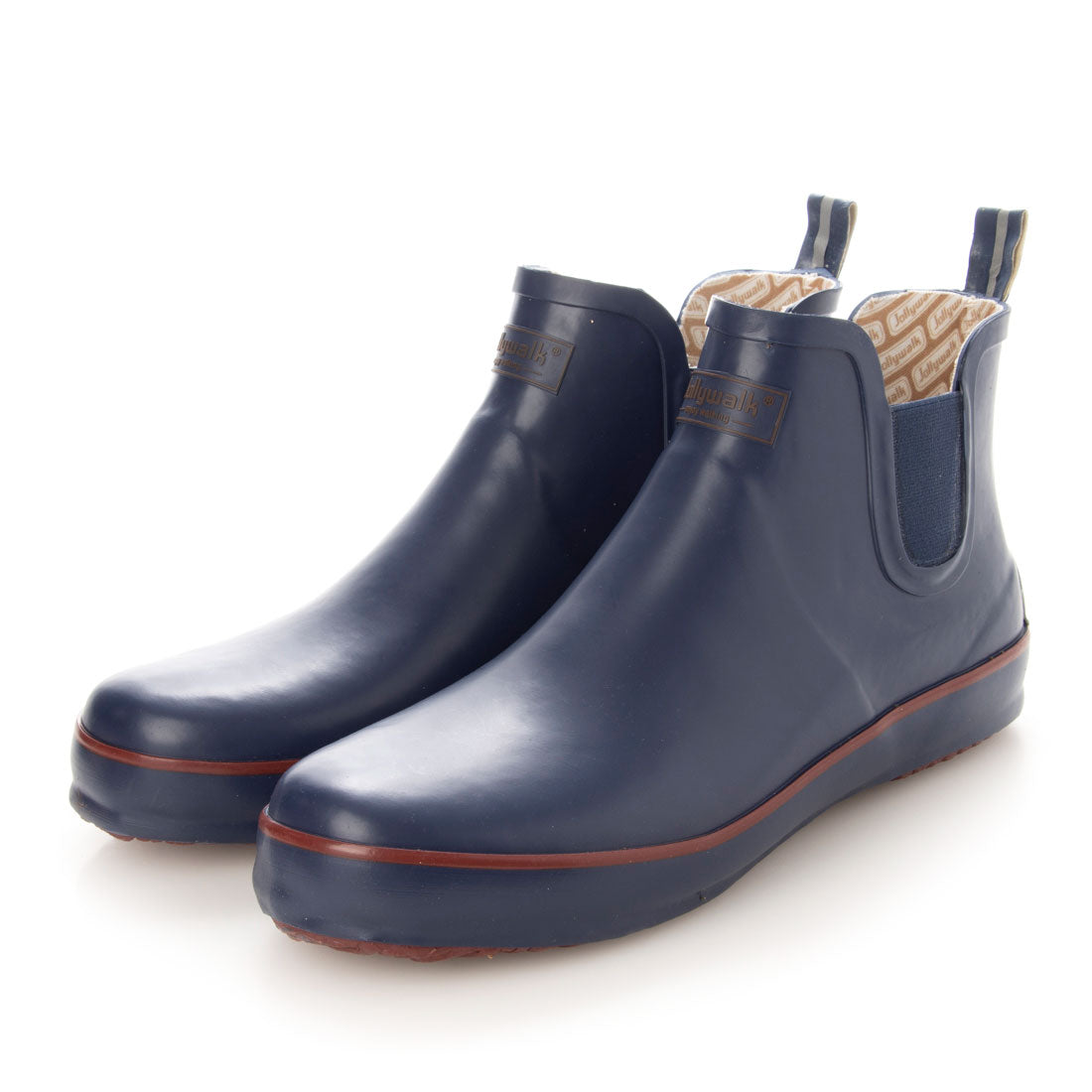 Jolly Walk Unisex Rain Boots, Rain Shoes, Short, Side Gore, Non-Slip, Fashionable, Casual, Men's, Women's, 20088
