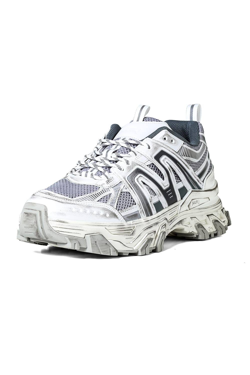 ジュン ジー Juun.J Synthetic Trainer Shoes (White) White