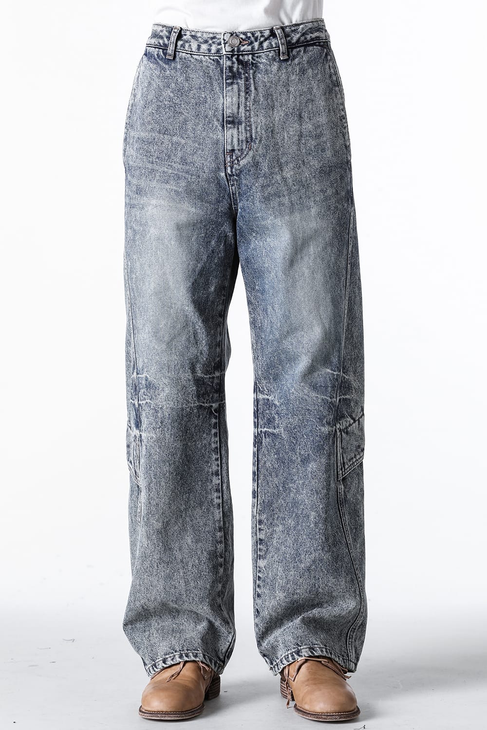 ジュン ジー Juun.J Washed Denim Straight Pants