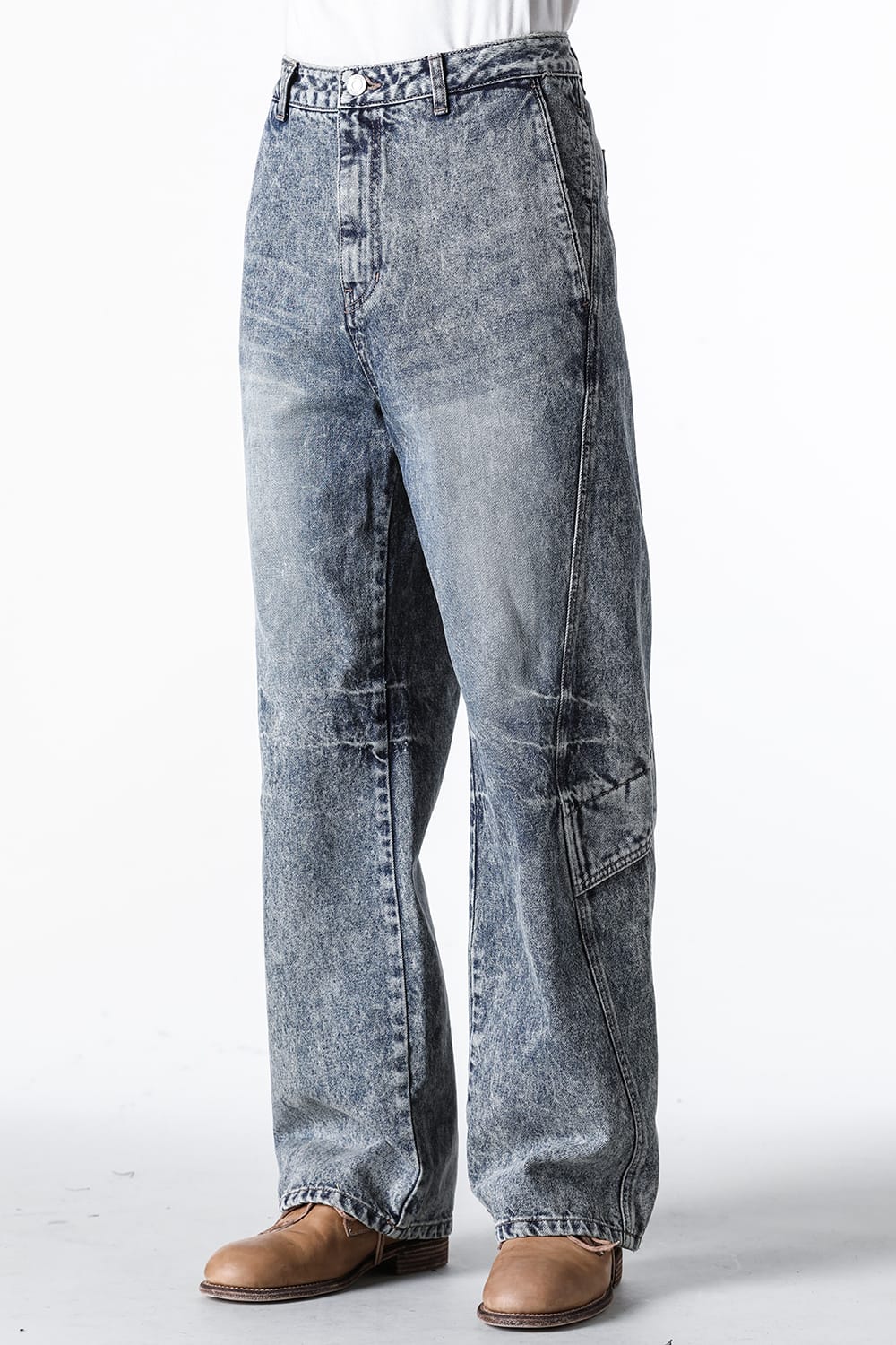 ジュン ジー Juun.J Washed Denim Straight Pants