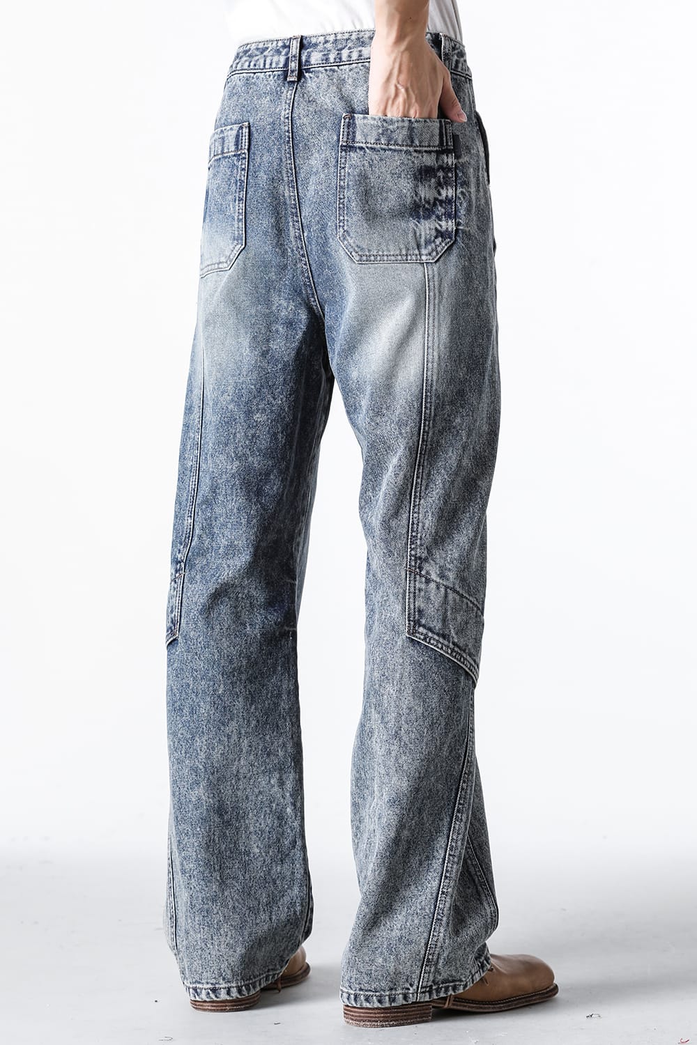 ジュン ジー Juun.J Washed Denim Straight Pants