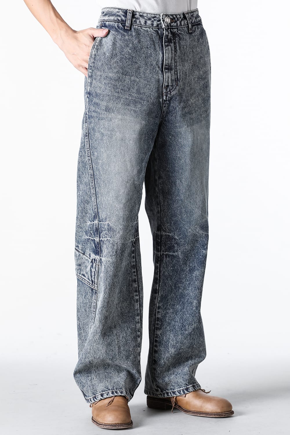 ジュン ジー Juun.J Washed Denim Straight Pants