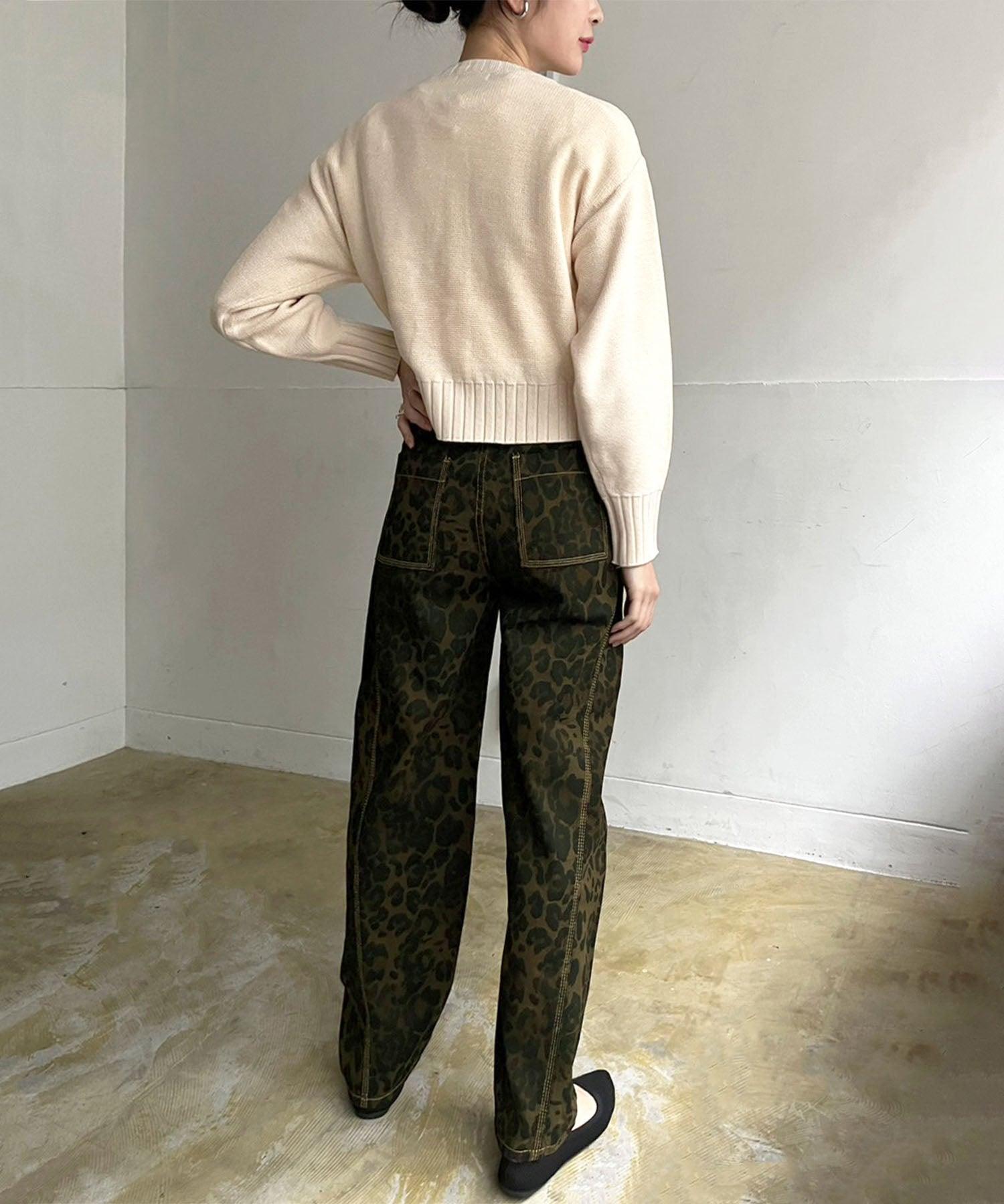 ジュエローブ Jewelobe 天竺裏編みショートカーディガン