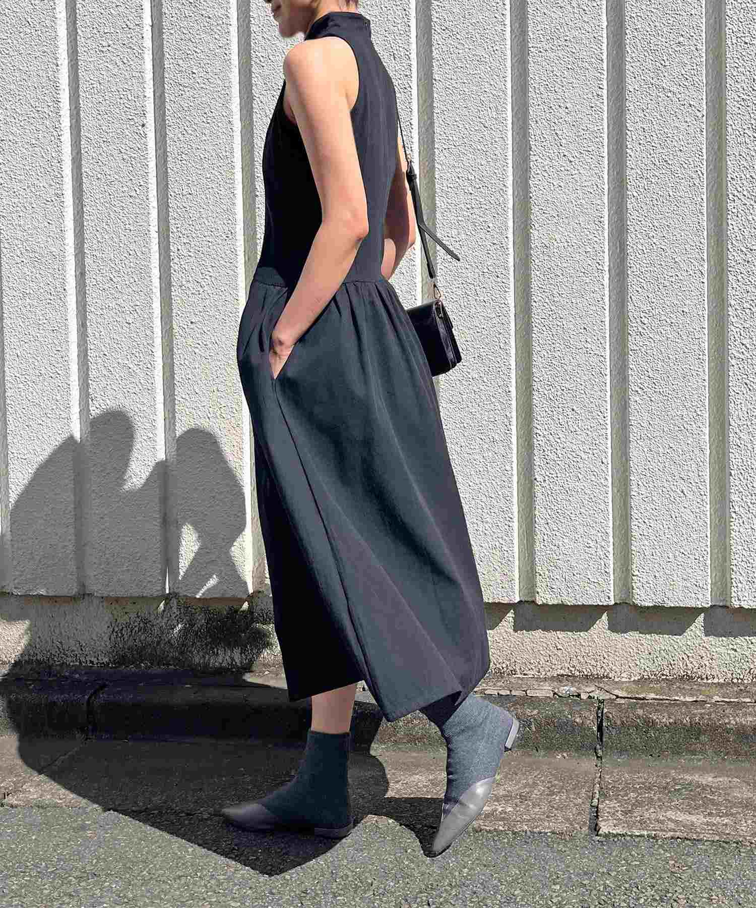 ジュエローブ Jewelobe クロスカシュクールニット&ウィングカラーアメスリワンピースセット