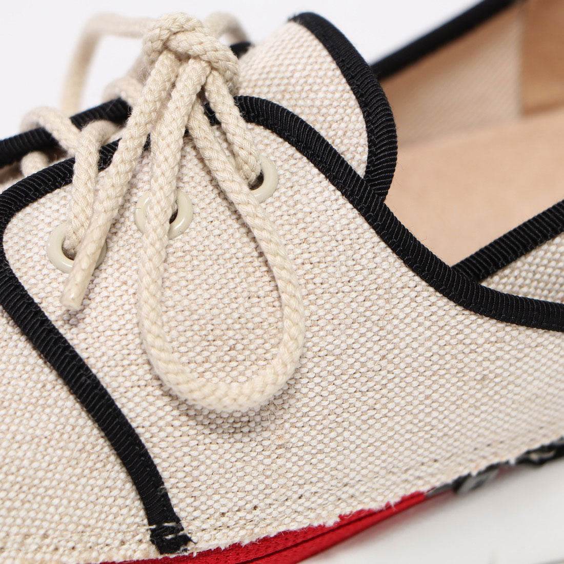 ジョニーアンドジェシー Johnny & Jessy 帆布レースアップ スリッポン