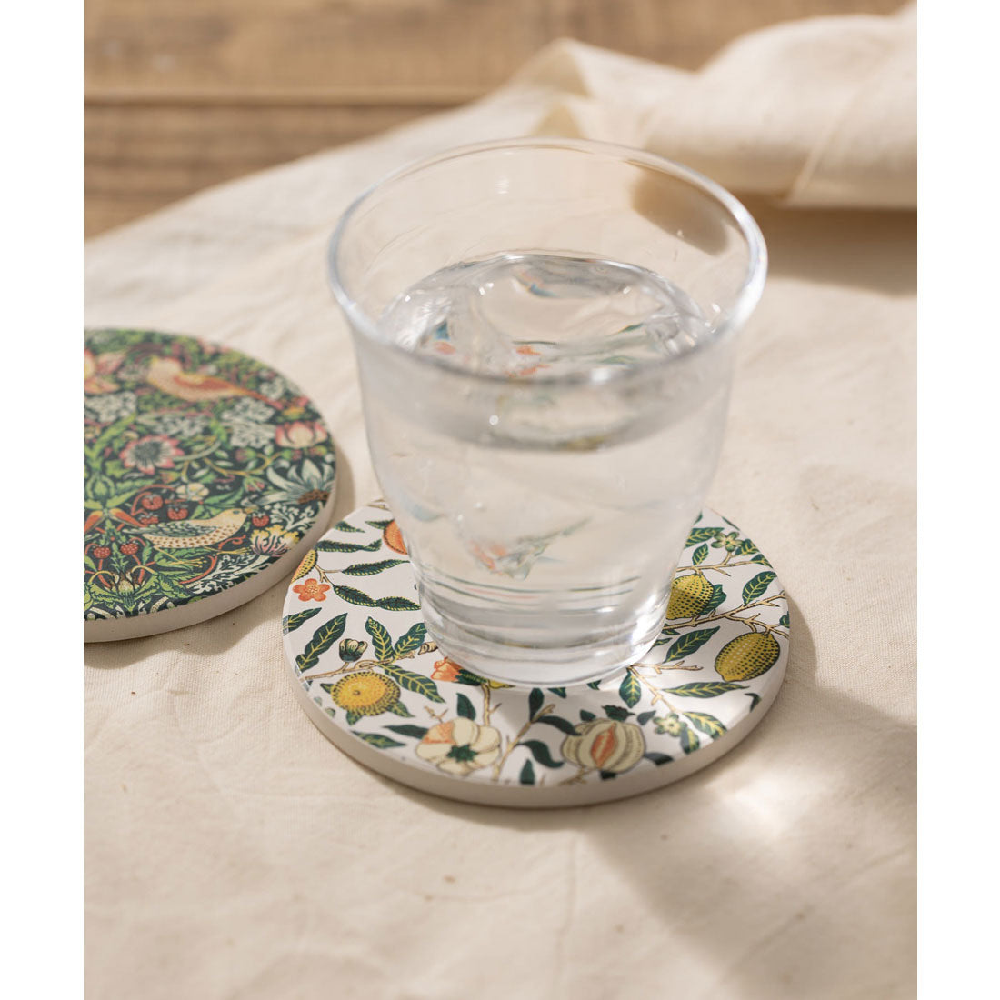 ジュビリー Jubilee 珪藻土コースター ウィリアムモリス柄 専用パッケージ付 (その他8) その他8