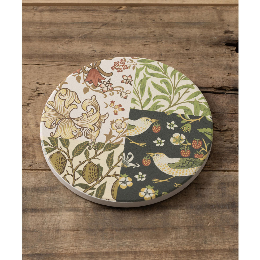 ジュビリー Jubilee 珪藻土コースター ウィリアムモリス柄 専用パッケージ付 (その他1) その他1
