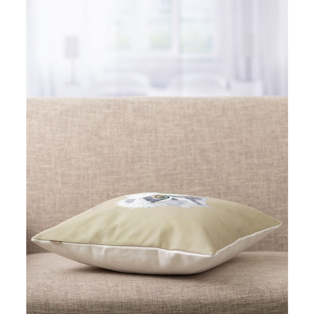 ジュビリー Jubilee × Nukko コラボ クッションカバー ペットデザイナー 犬 猫 ウサギ (グレイッシュベージュ) グレイッシュベージュ