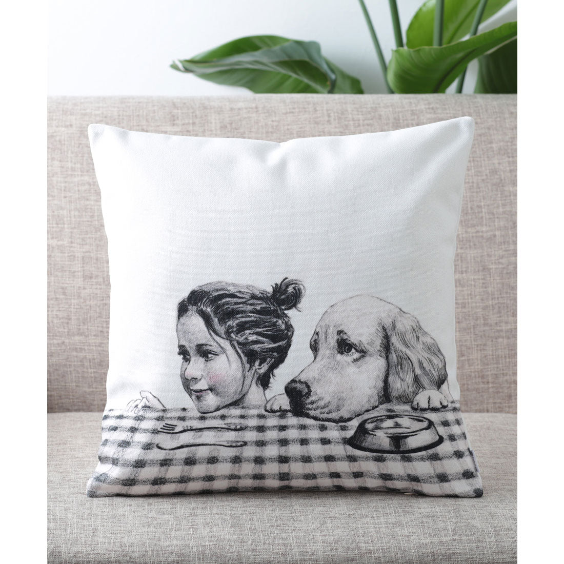 ジュビリー Jubilee デザイナーコラボ クッションカバー (ホワイト系その他2) ホワイト系その他2