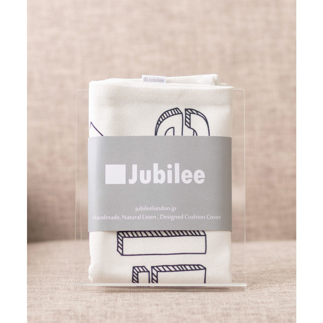 ジュビリー Jubilee デザイナー クッションカバー (ホワイト) ホワイト