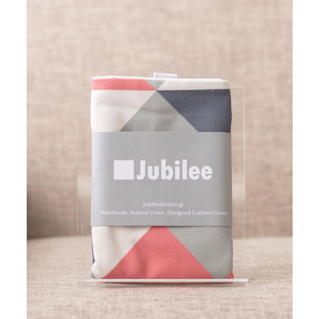 ジュビリー Jubilee デザイナー クッションカバー (サーモンピンク) サーモンピンク