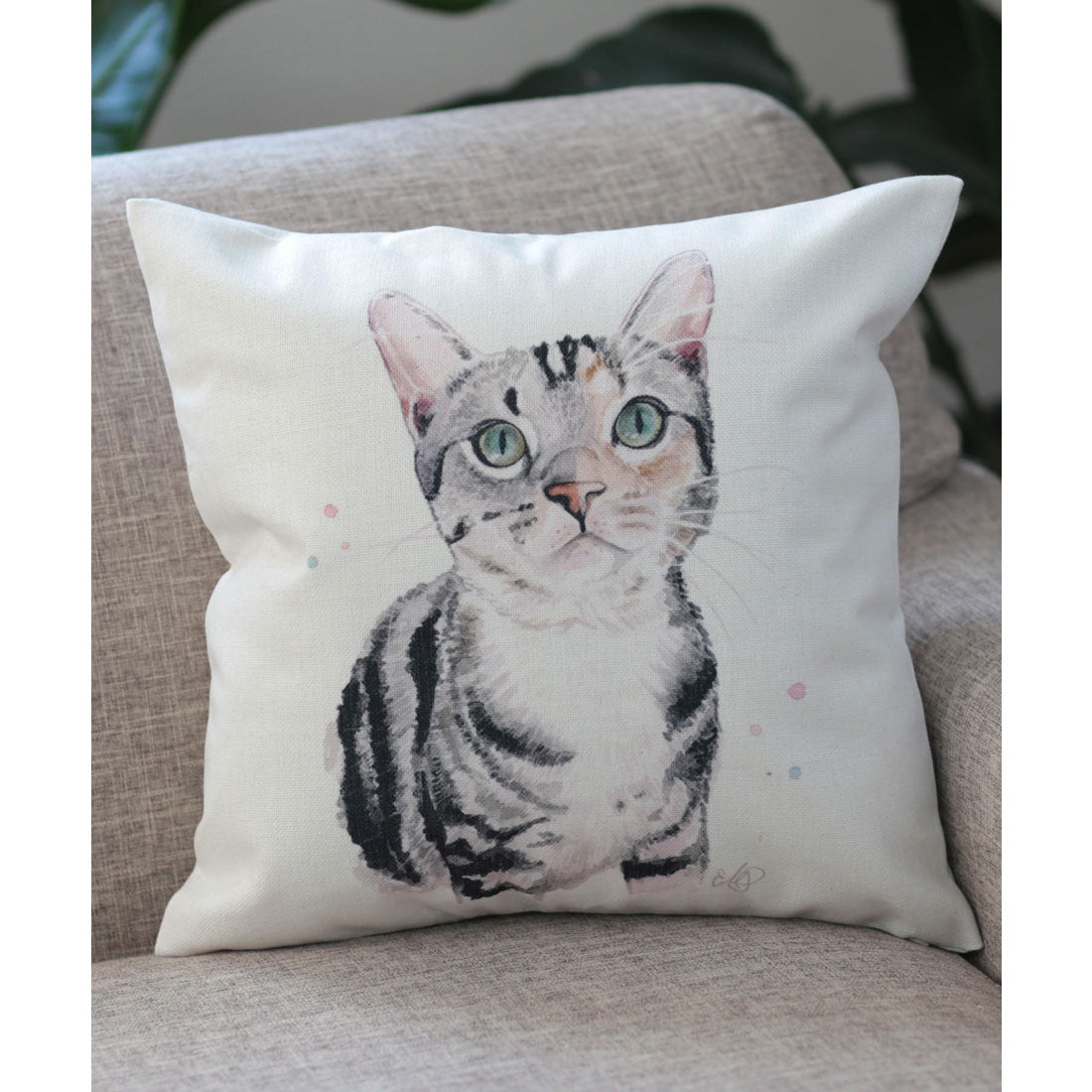 ジュビリー Jubilee クッションカバー 犬 猫 (ホワイト系その他) ホワイト系その他