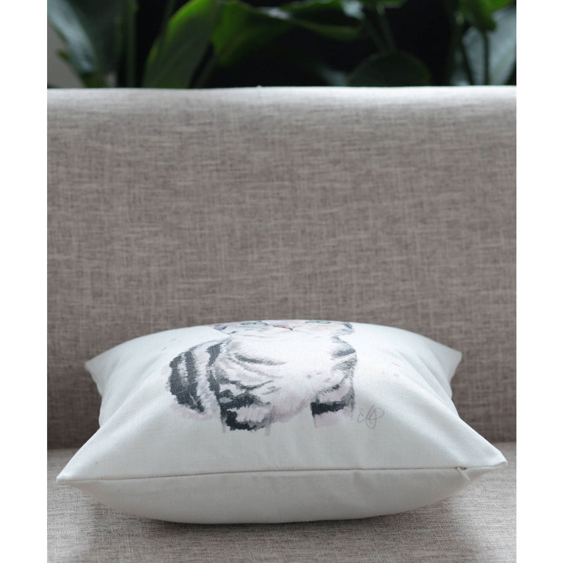 ジュビリー Jubilee クッションカバー 犬 猫 (ホワイト系その他) ホワイト系その他