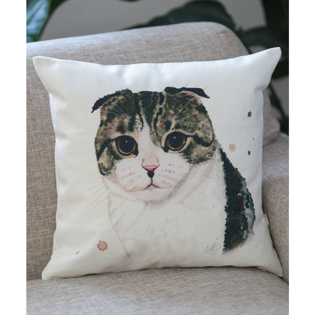 ジュビリー Jubilee クッションカバー 犬 猫 (ブラック系その他2) ブラック系その他2