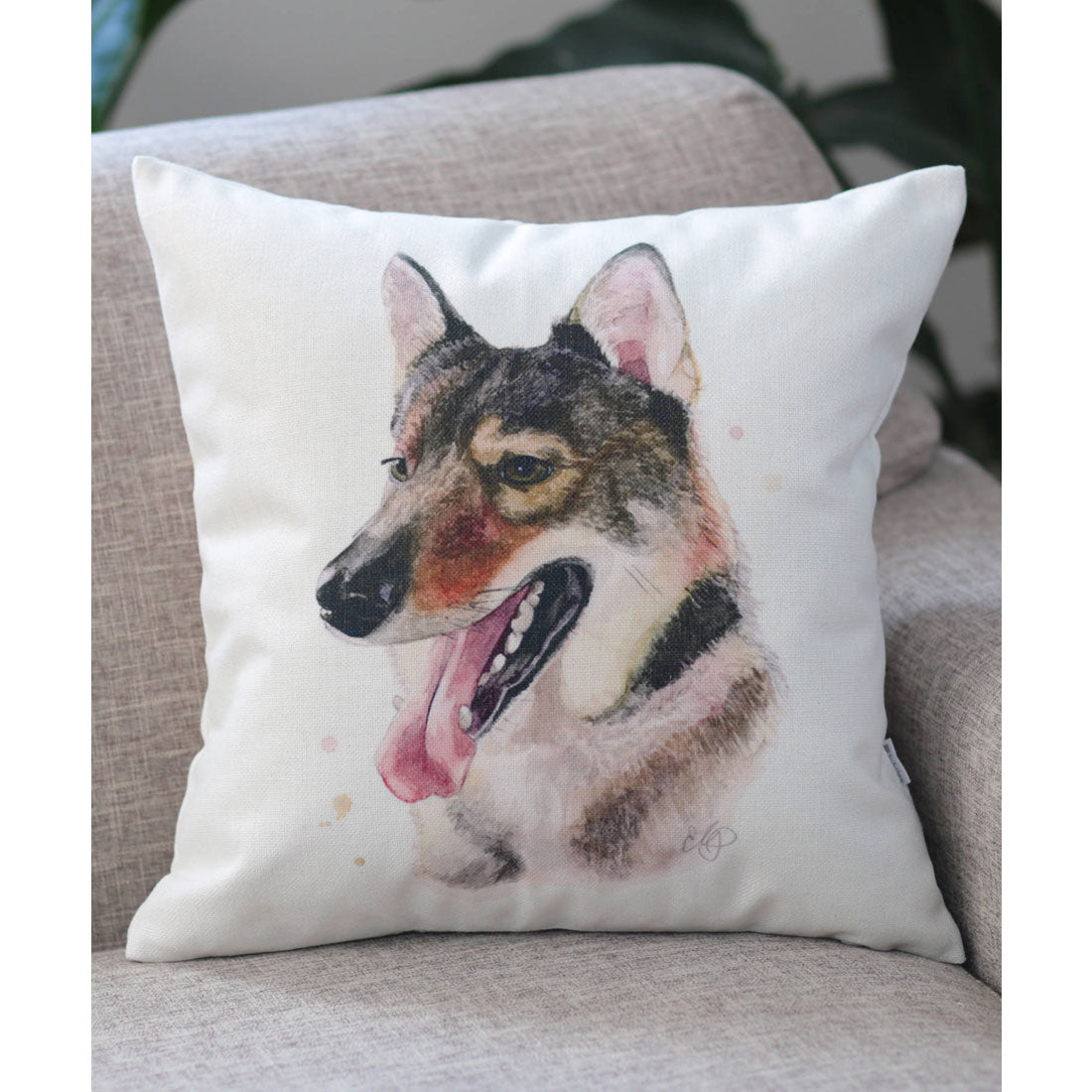 ジュビリー Jubilee クッションカバー 犬 猫 (ブラック系その他) ブラック系その他