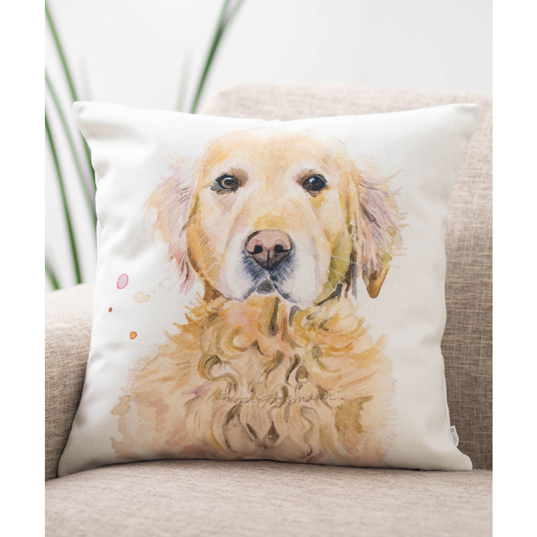 ジュビリー Jubilee クッションカバー 犬 猫 (ホワイト) ホワイト