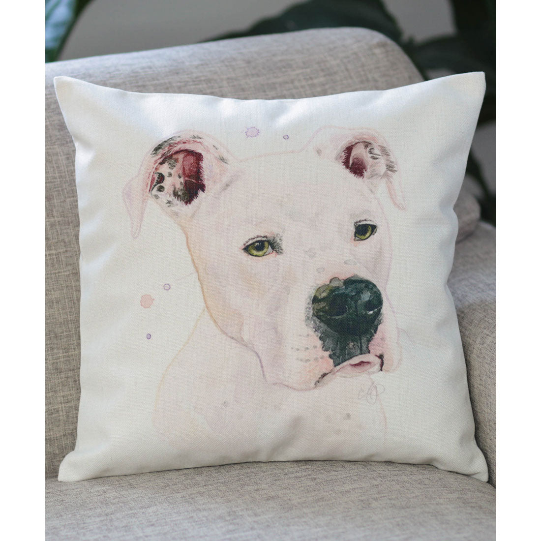 ジュビリー Jubilee クッションカバー 犬 猫 (ホワイト系その他2) ホワイト系その他2