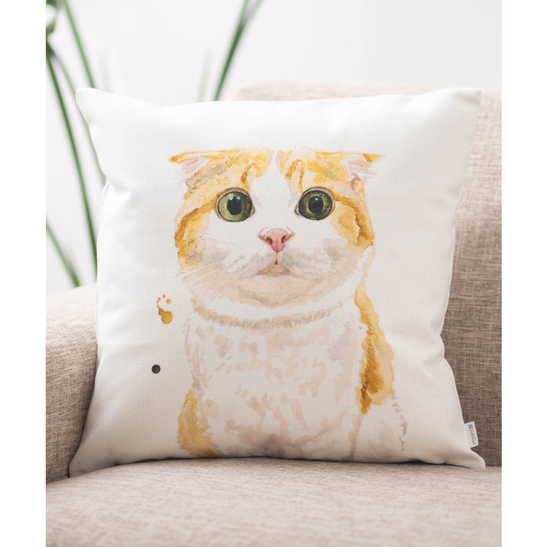 ジュビリー Jubilee クッションカバー 犬 猫 (ライトホワイト) ライトホワイト