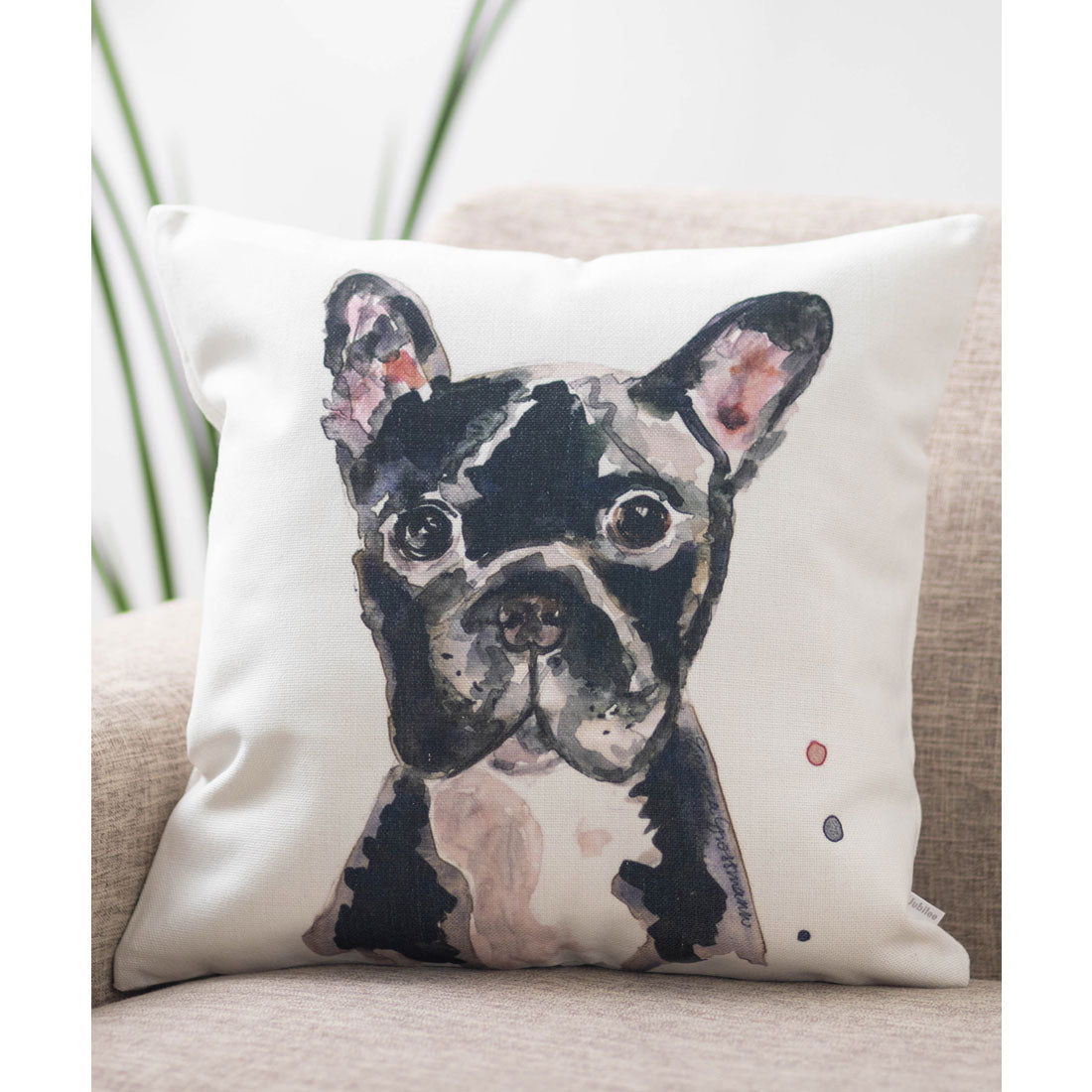 ジュビリー Jubilee クッションカバー 犬 猫 (ブラック) ブラック