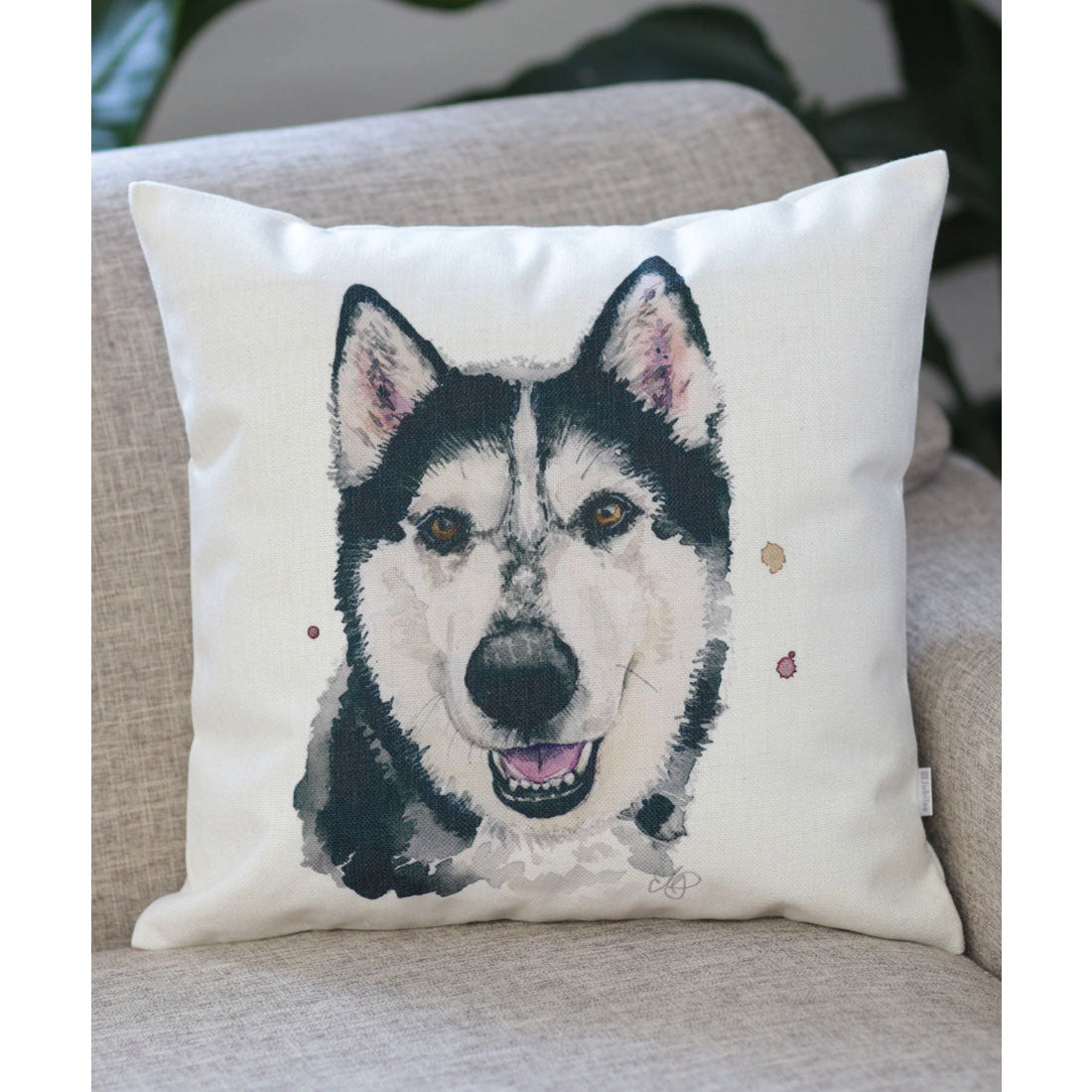 ジュビリー Jubilee クッションカバー 犬 猫 (ブラック系その他4) ブラック系その他4