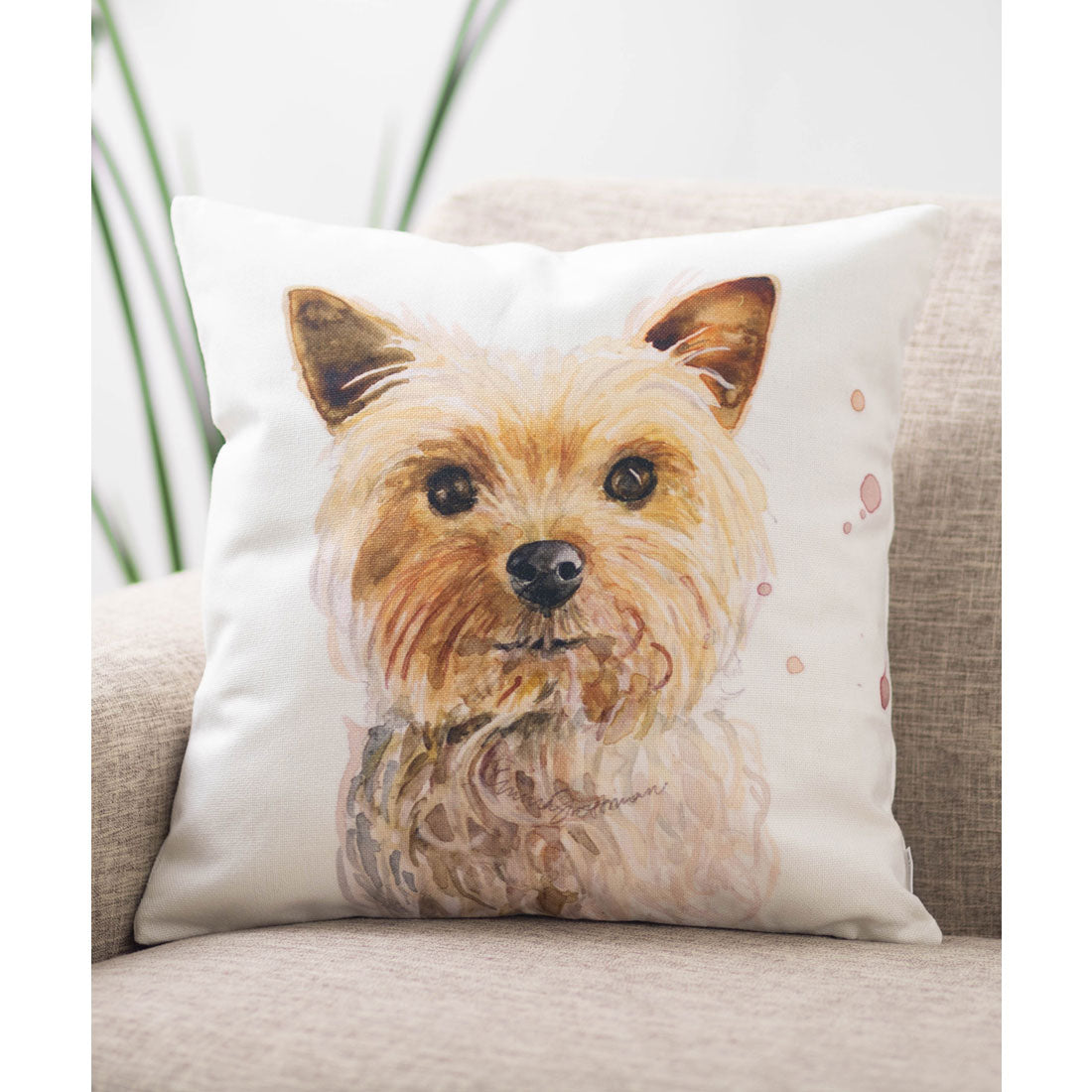 ジュビリー Jubilee クッションカバー 犬 猫 (アイボリー) アイボリー