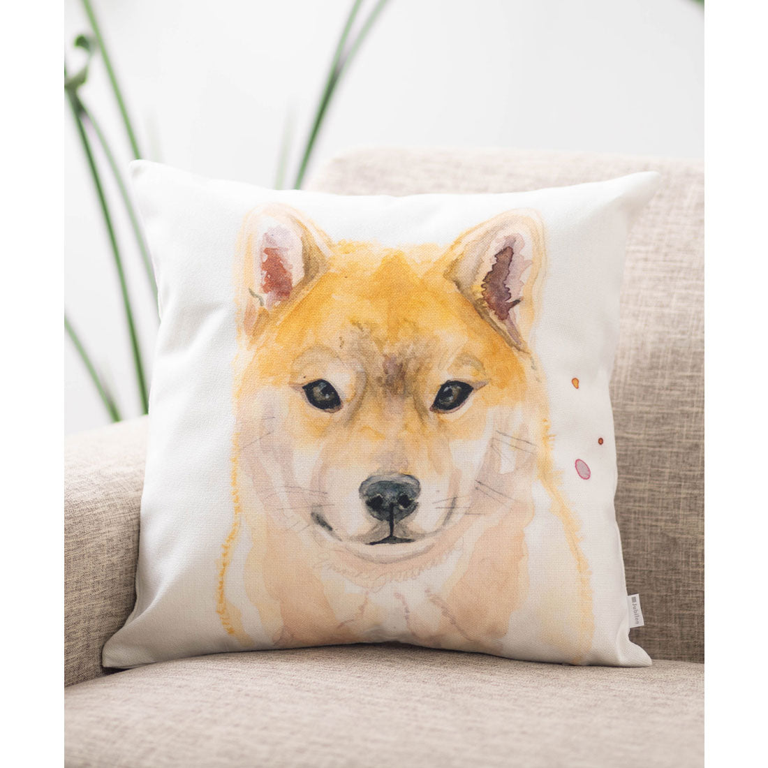 ジュビリー Jubilee クッションカバー 犬 猫 (キナリ) キナリ