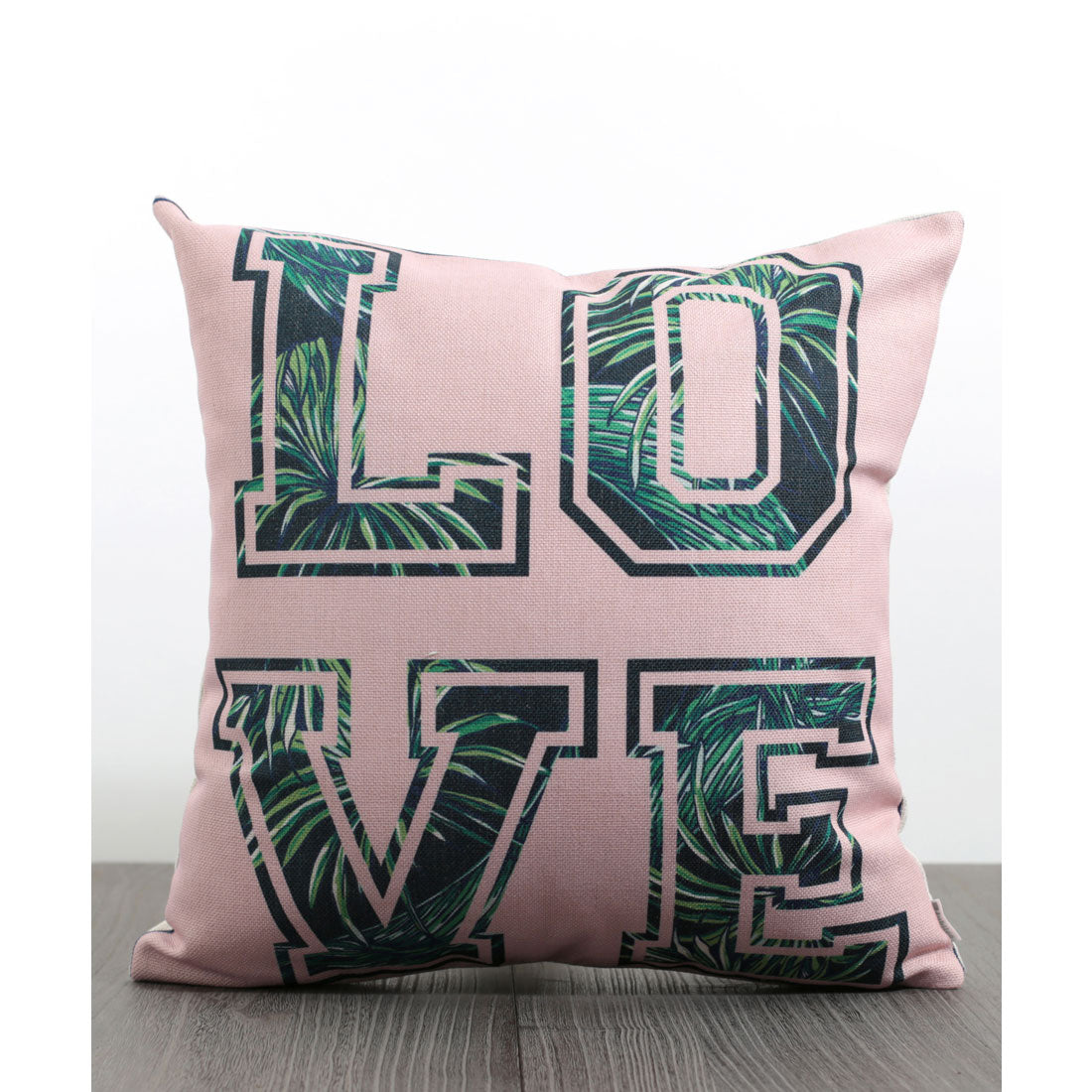 ジュビリー Jubilee 南国風デザイン クッションカバー (ピンク) ピンク