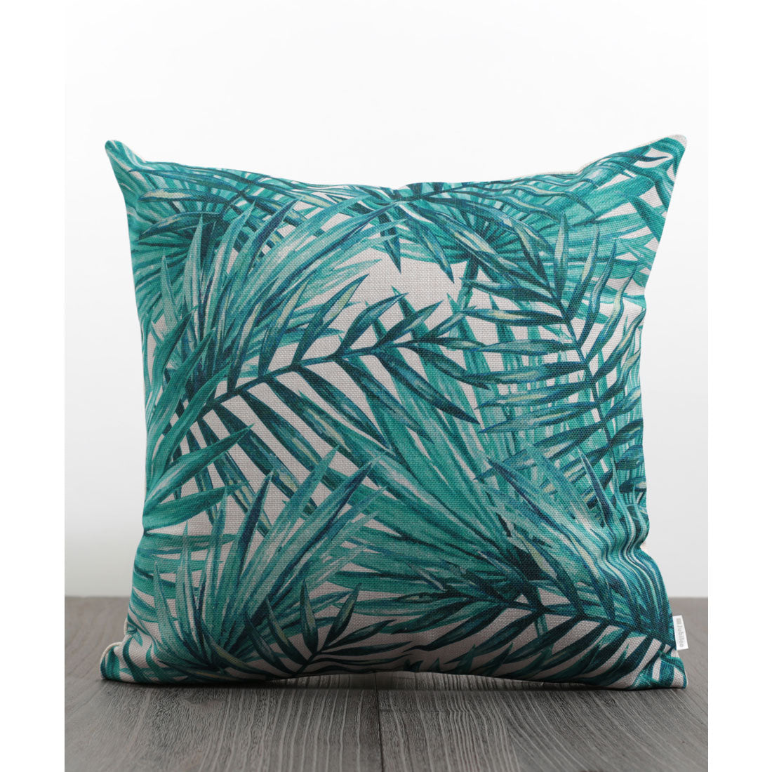 ジュビリー Jubilee 南国風デザイン クッションカバー (ブルーグリーン) ブルーグリーン