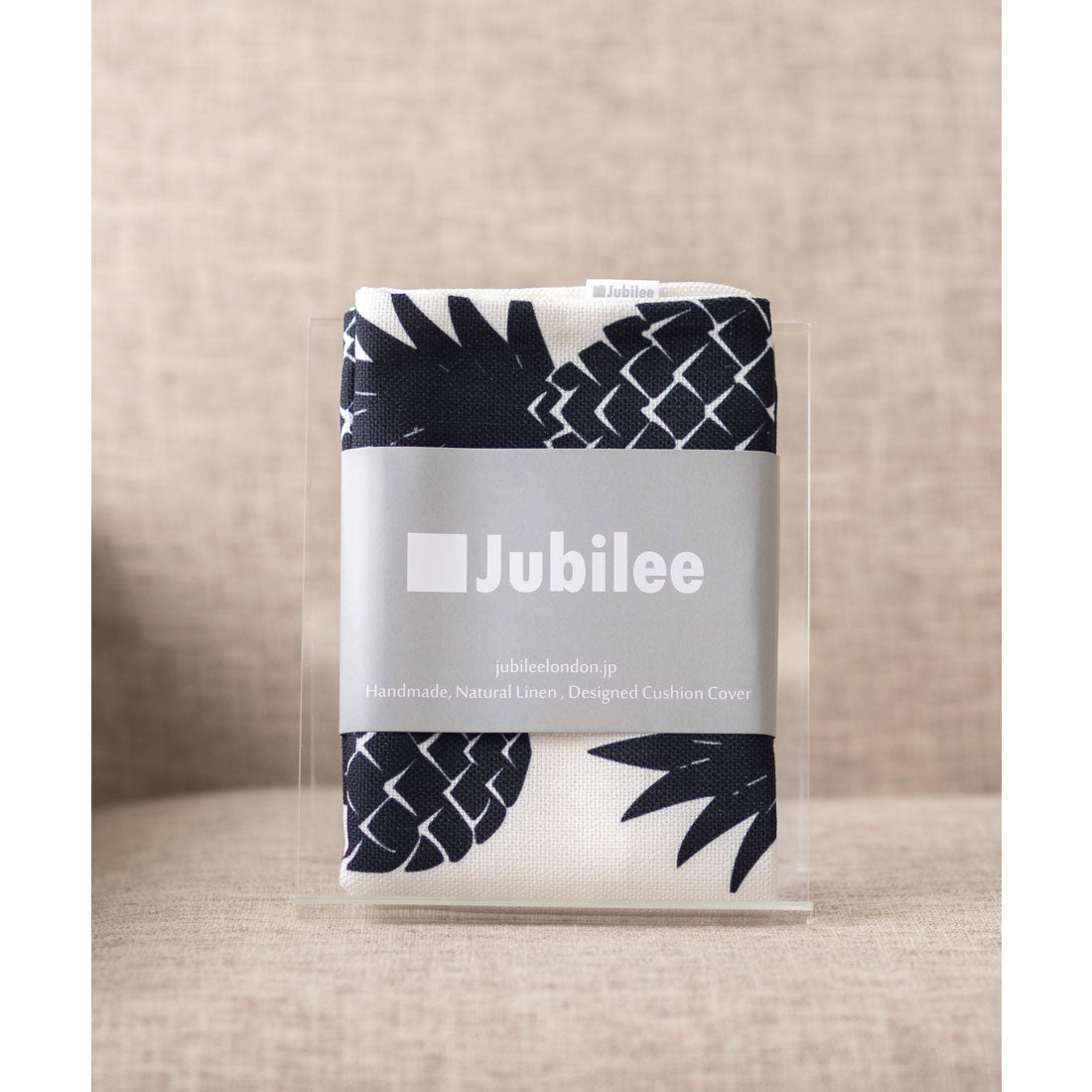 ジュビリー Jubilee 北欧デザイン クッションカバー (ホワイト×ブラック) ホワイト×ブラック