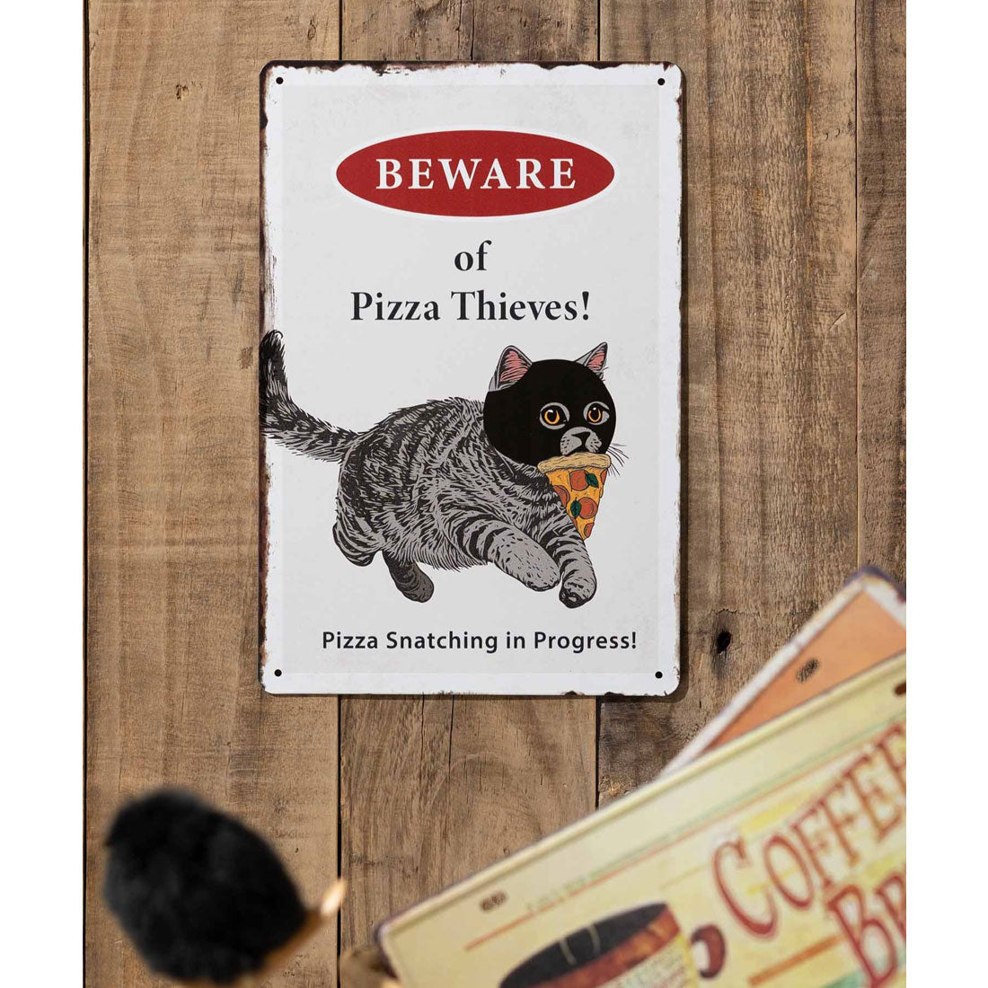 ジュビリー Jubilee 猫デザイン アンティーク調  壁掛け レトロサイン (その他16) その他16