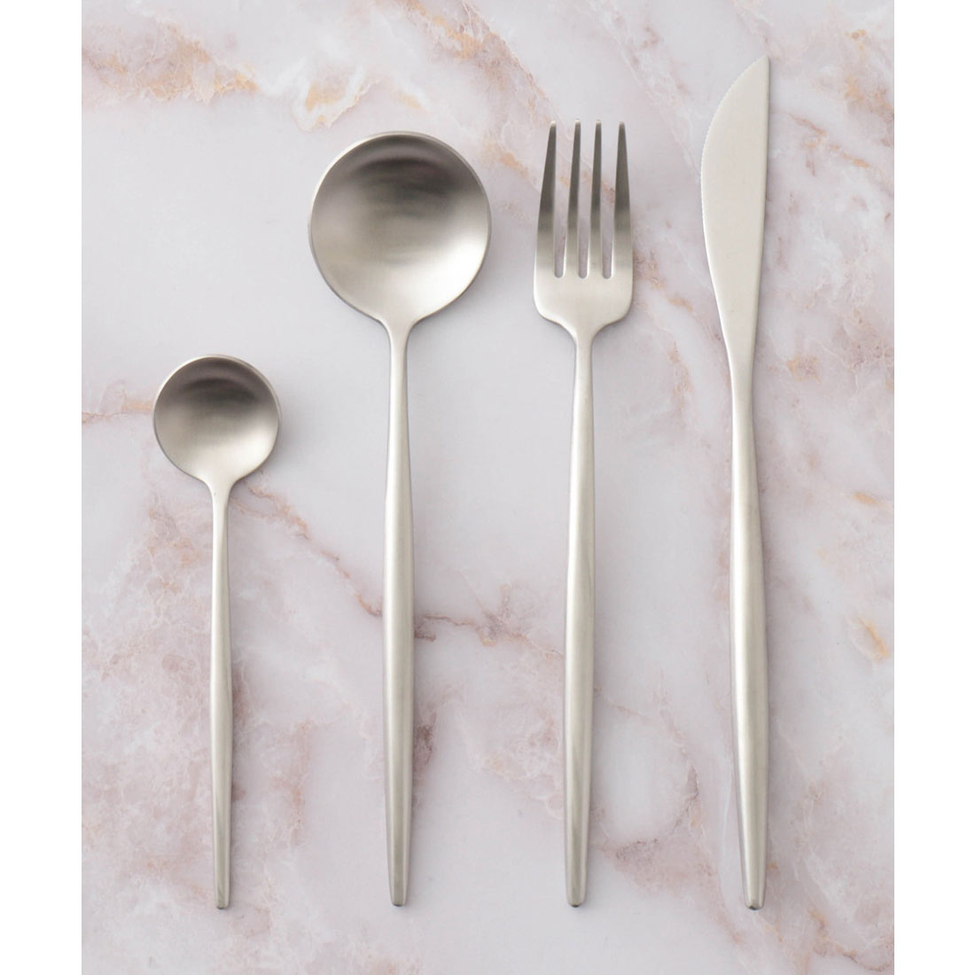 ジュビリー Jubilee 高品質 高級カトラリー 4点セット【返品不可商品】 (シルバー系その他3) シルバー系その他3