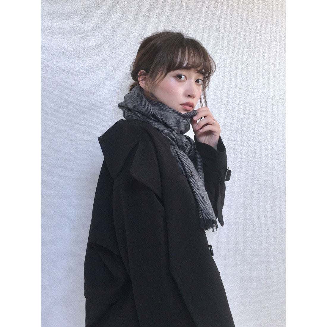 ジュビリー Jubilee ラナウール ヘリンボーン 大判ストール