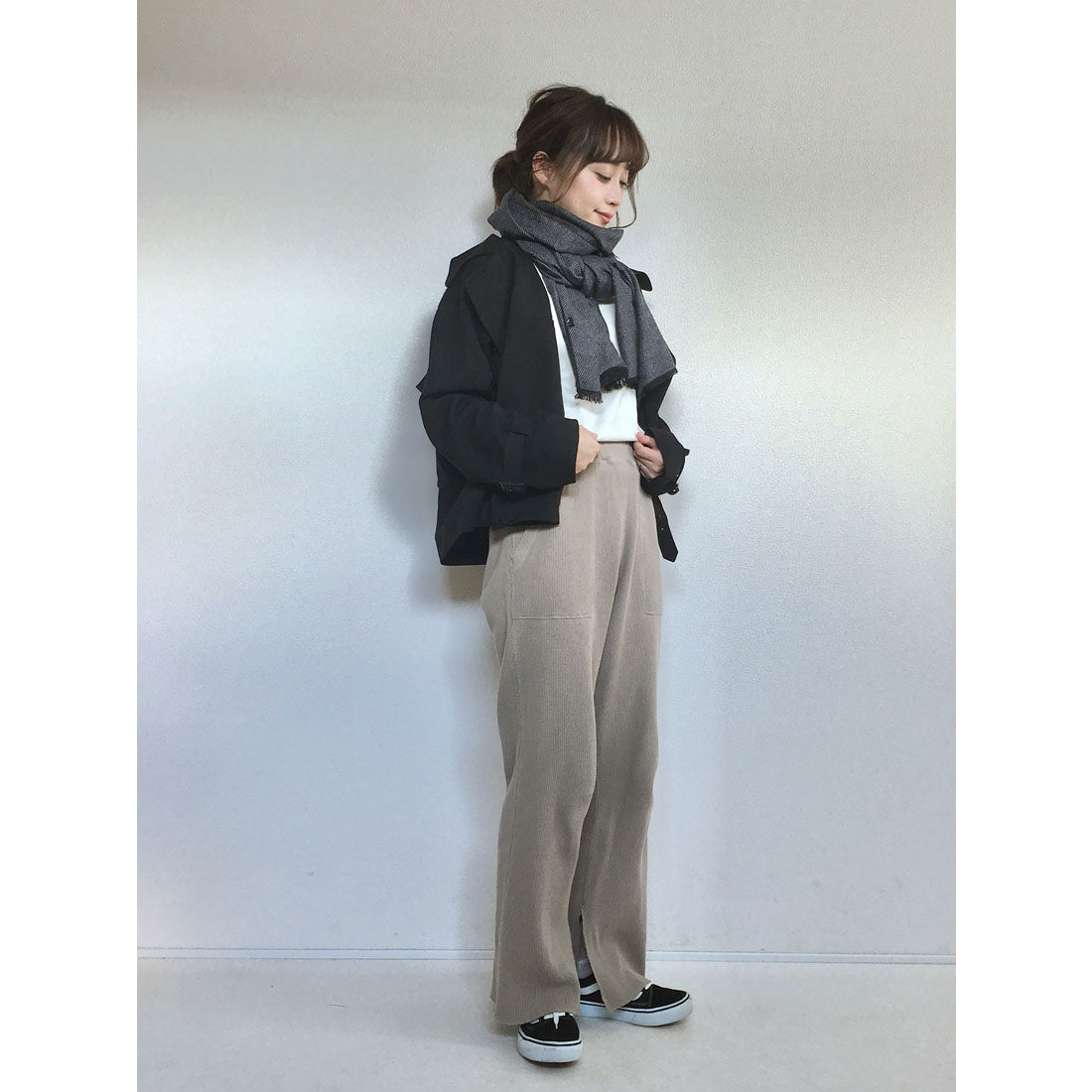 ジュビリー Jubilee ラナウール ヘリンボーン 大判ストール