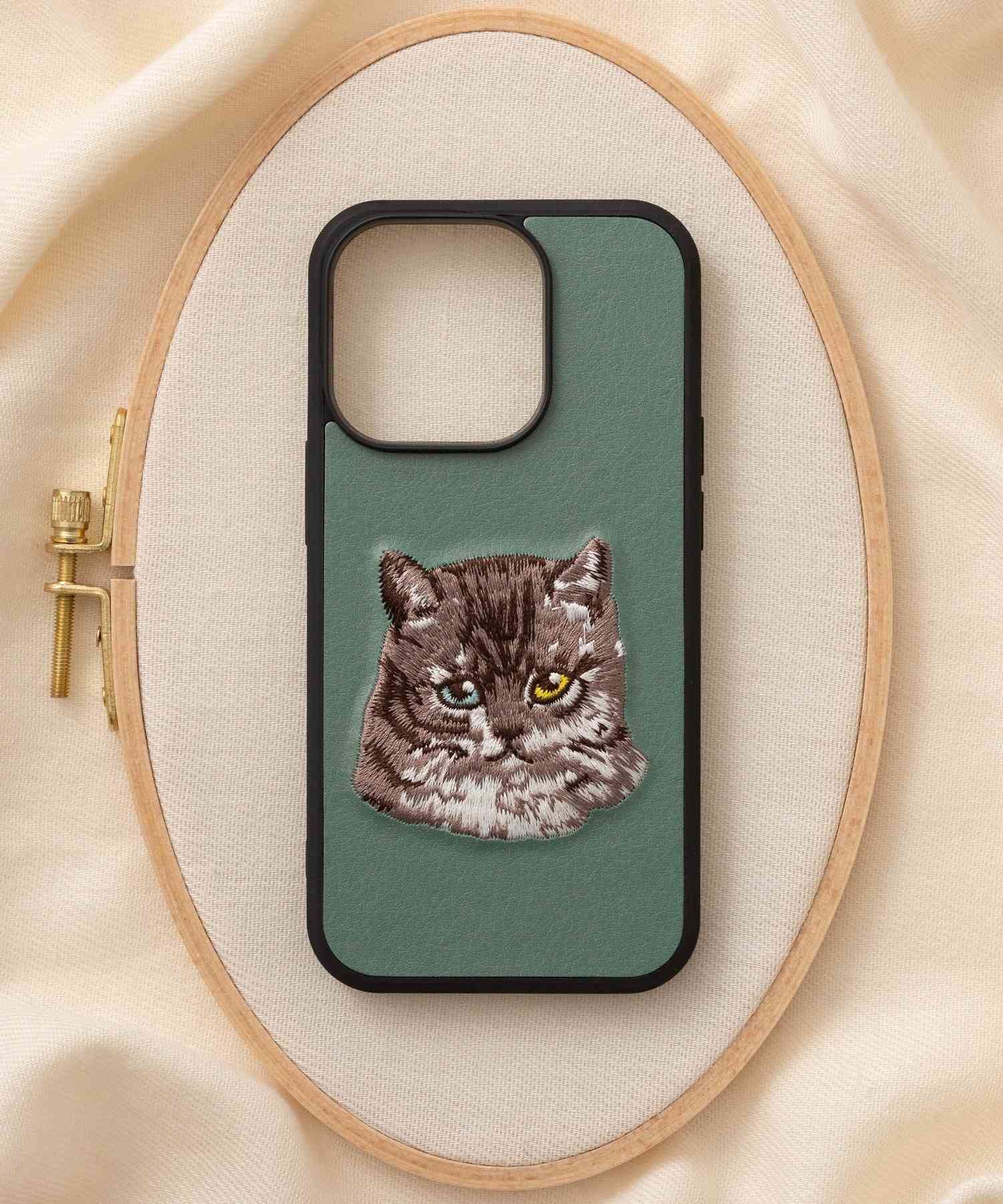 ジュビリー Jubilee 立体刺繍スマホケース iPhone PUレザー【6/7/SE/12/12pro/13/13pro 対応】