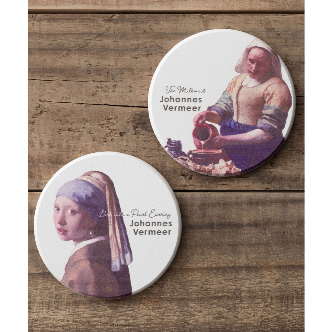 ジュビリー Jubilee 珪藻土コースター 2枚セット 名画デザインアソート (その他1) その他1