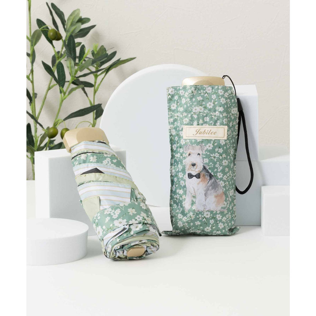 ジュビリー Jubilee UV 99%カット 晴雨兼用 猫 北欧 タータン デザインなど 軽量コンパクト 折りたたみ日傘 UPF50+ (その他31) その他31