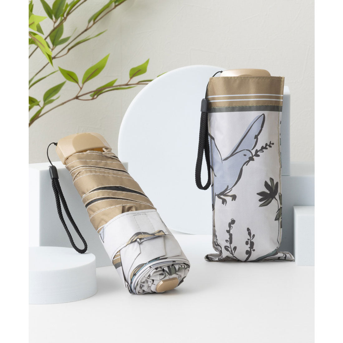 ジュビリー Jubilee UVカット 晴雨兼用 猫 北欧 タータン デザインなど 軽量コンパクト 折りたたみ日傘 UPF50+ (その他7) その他7