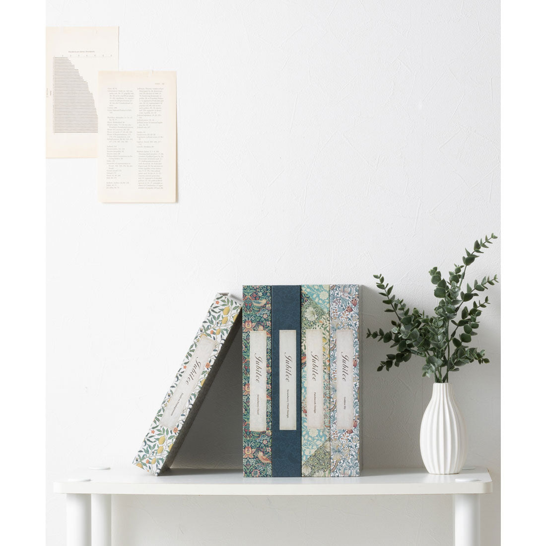 ジュビリー Jubilee 本型小物入れ ウィリアムモリス柄 Jubilee ブックケース