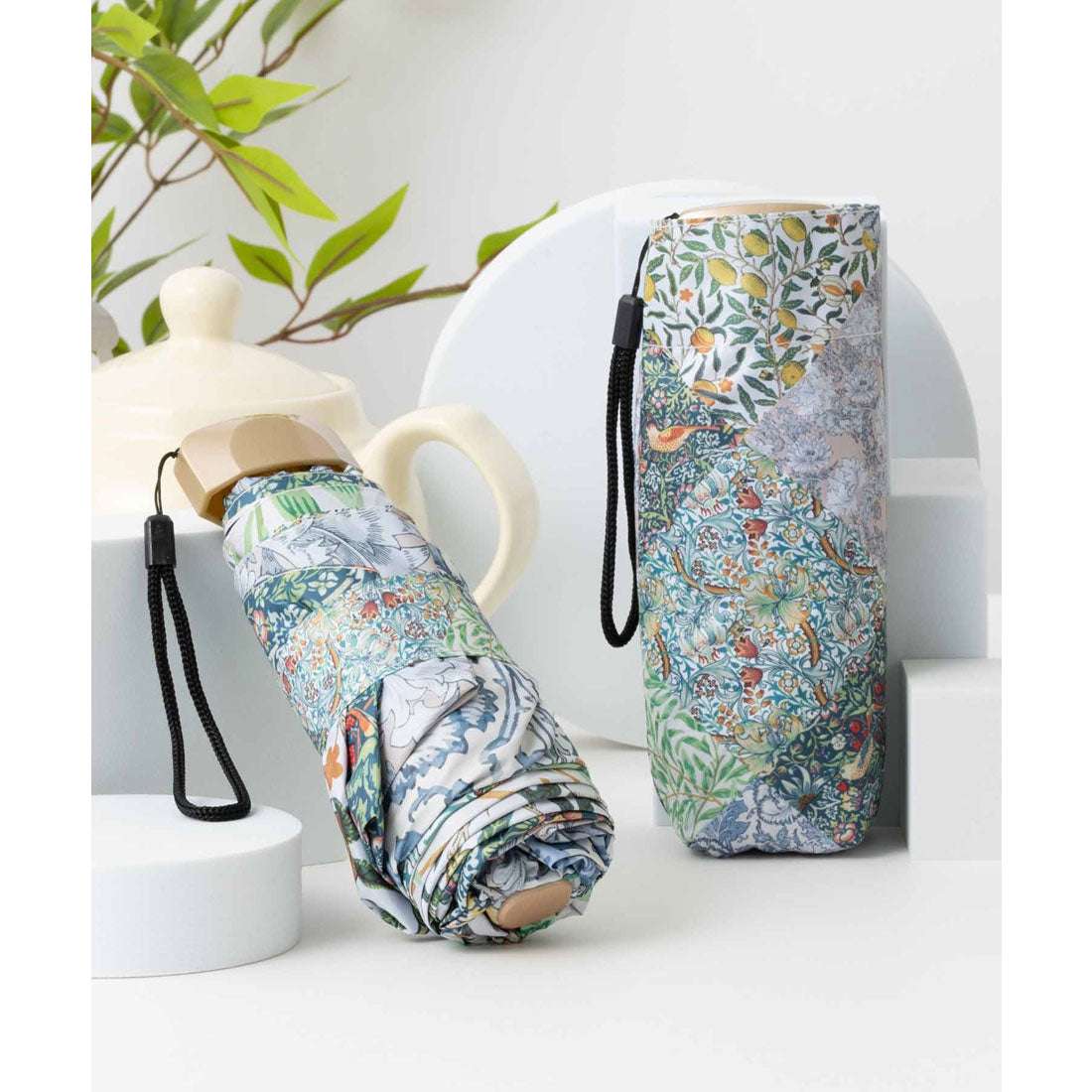 ジュビリー Jubilee 日傘 UPF50+ 98% UVカット ウィリアムモリス柄 晴雨兼用 軽量コンパクト 折りたたみ,その他3