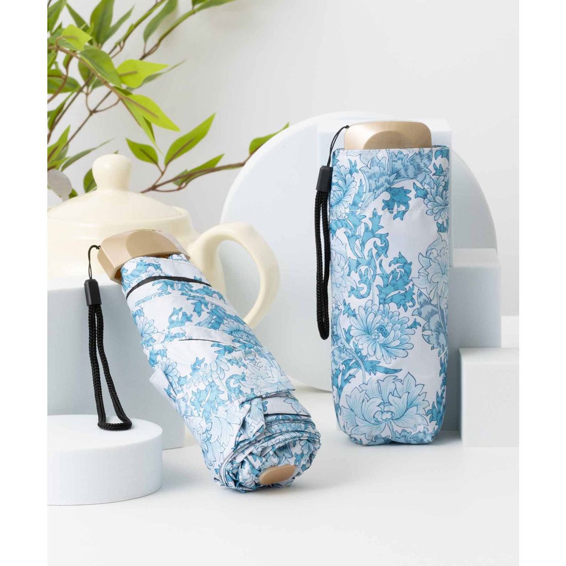 ジュビリー Jubilee 日傘 UPF50+ 98% UVカット ウィリアムモリス柄 晴雨兼用 軽量コンパクト 折りたたみ,その他2