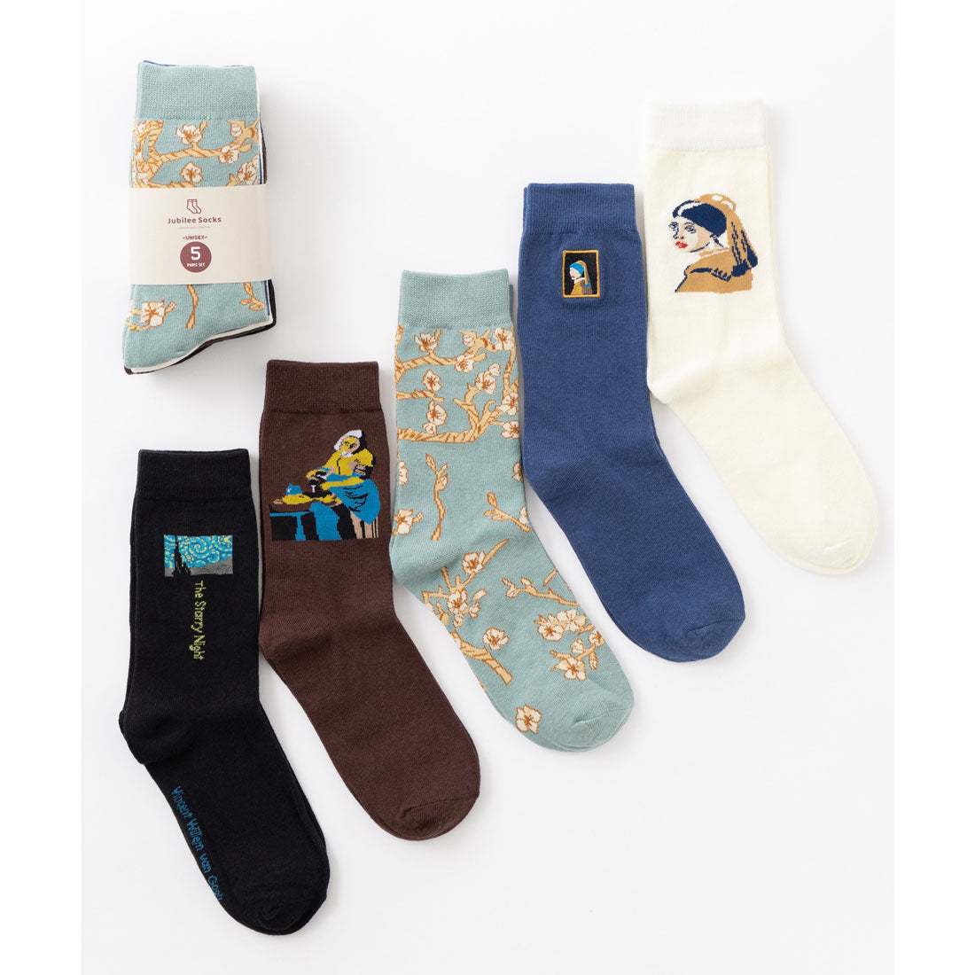 ジュビリー Jubilee ポップデザイン ソックス5足セット ユニセックス